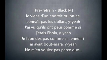 Black M - A l'ouest ft. MHD {Paroles_Lyrics}