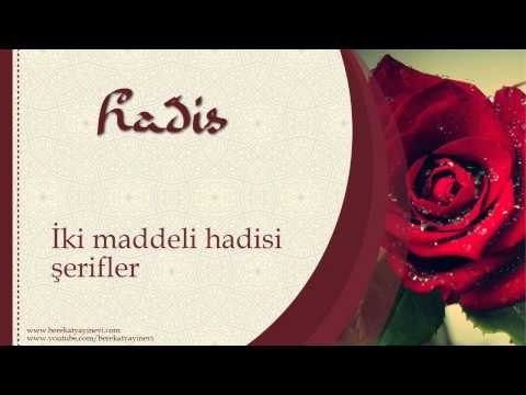 İki Maddeli Hadisi Şerifler - Sorularla İslamiyet