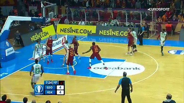Galatasaray Odeabank - Pınar Karşıyaka: 93-65 (Maç özeti)