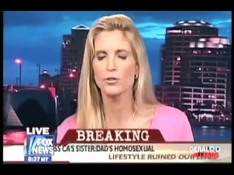Ann Coulter in Heated Miss California Debate!