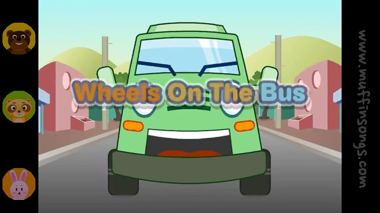 Wheels On The Bus  Family Sing Along - Muffin Songs