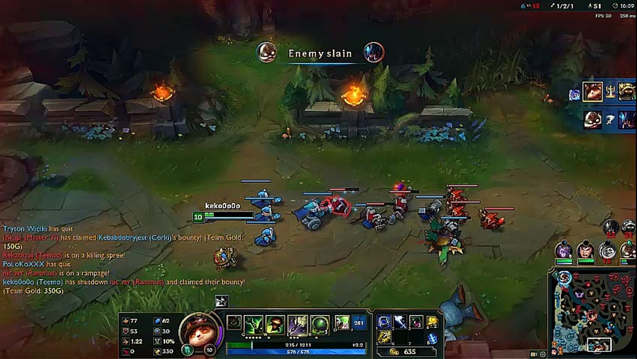 League of Legends - LOL  top kills 1