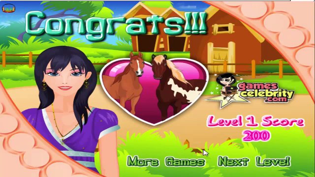 Take Care Of The Horses Game Movie ♥ Horses Game For Kids
