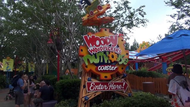 Woody Woodpeckers Nuthouse POV Universal Studios Florida