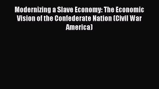 Read Modernizing a Slave Economy: The Economic Vision of the Confederate Nation (Civil War