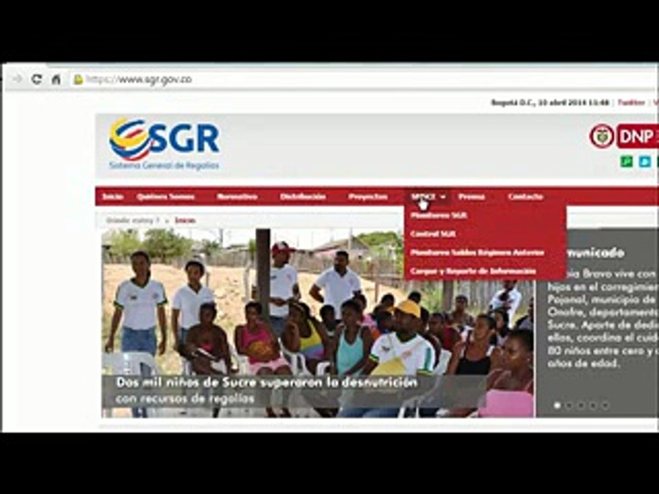 Ingreso al aplicativo Cuentas