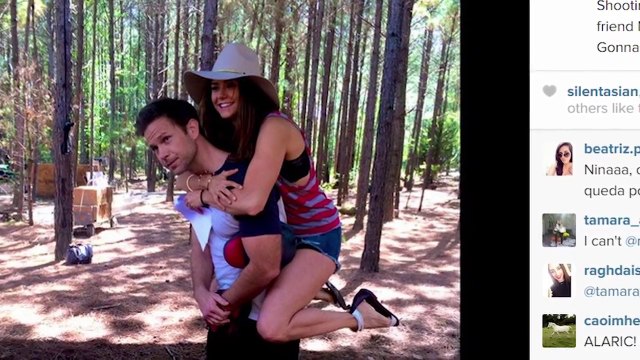 Nina Dobrev Crying Goodbye to The Vampire Diaries