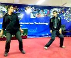 comsats abbottabad-Batoor And kamran dance in comsats Abbottabad.