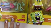Spongebob Squarepants Patrick Mr. Krabs Squidward Playset Toy Review by Cookieswirlc