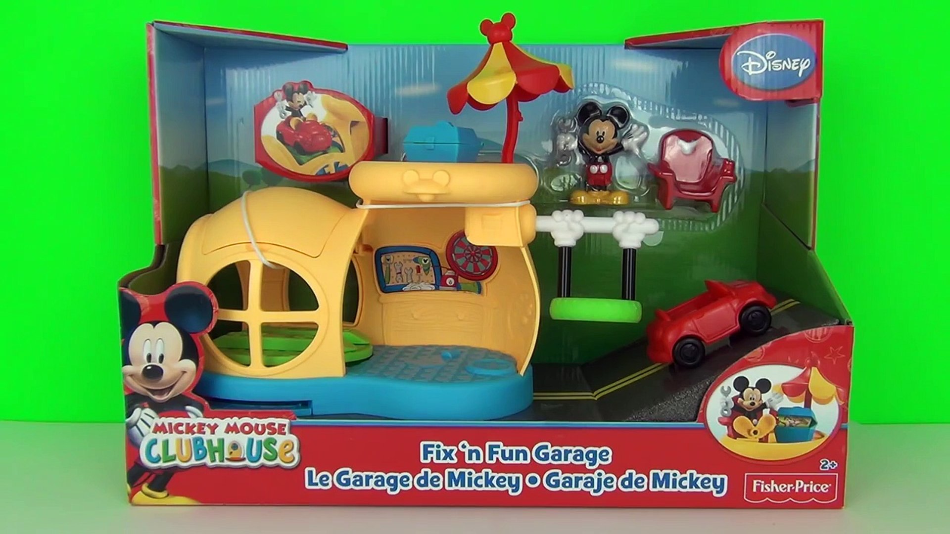 mickey mouse garage playset