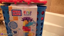 MEGA Bloks Build n Splash SEA ANIMALS! Bath Toy Time w/HobbyBear N HobbyGator HobbyKidsTV