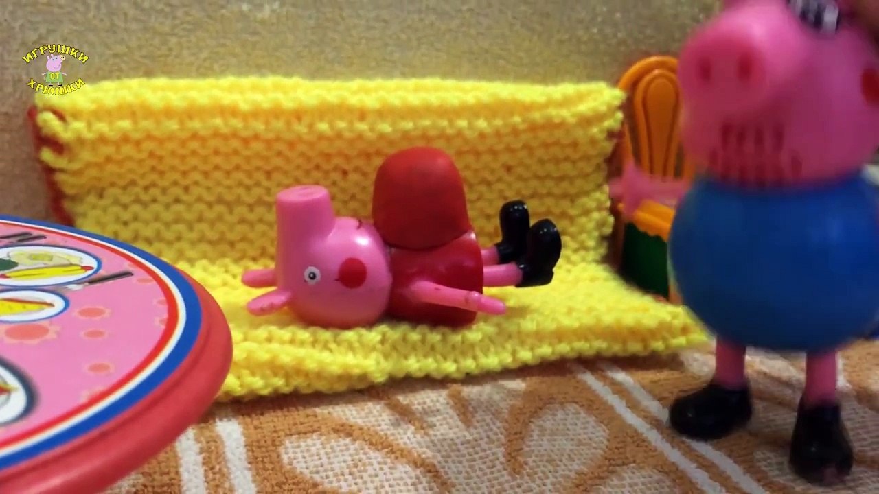 Беременная Свинка Пеппа родила двойню у доктора Штеффи peppa pig