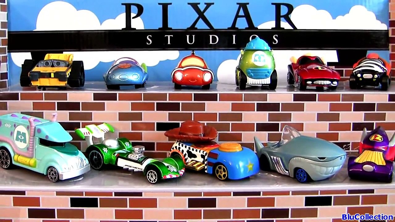 11 Cars Pixar Studios Racers Finding Nemo, Wall-E, Sulley, Woody, Buzz, Incredibles Diecast toys