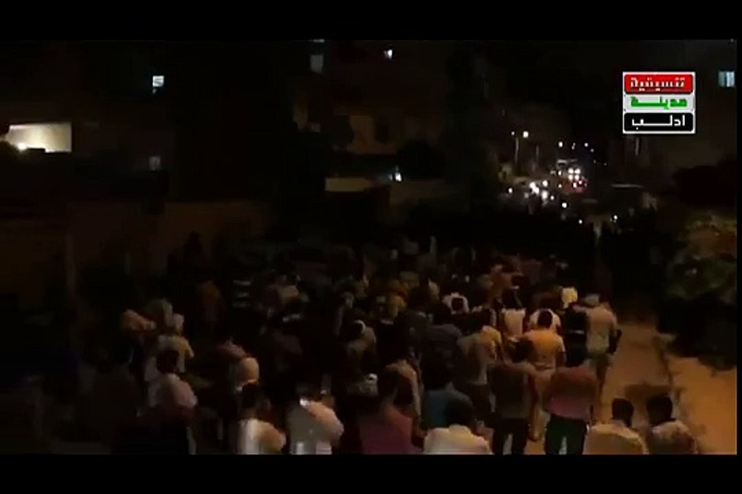 مدينة ادلب مظاهرة مسائية 26-7-2011
