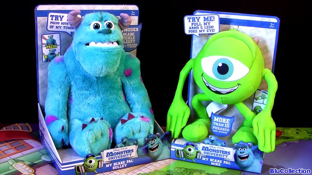 Monster Sulley Eats Lightning McQueen Micro Drifters Cars Mater Disney Pixar Monsters University