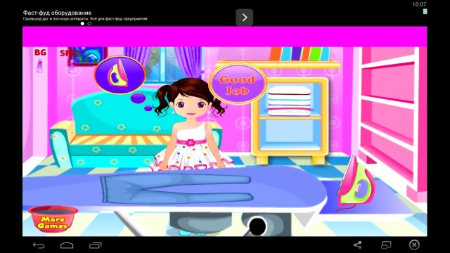 Развивающие мультики для детей! Для девочек! Учимся стирать!