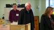 Bernie Sanders casts his vote in Vermont on Super Tuesday