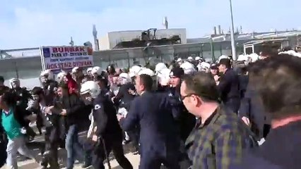 Renault'ta işçilere biber gazlı müdahale