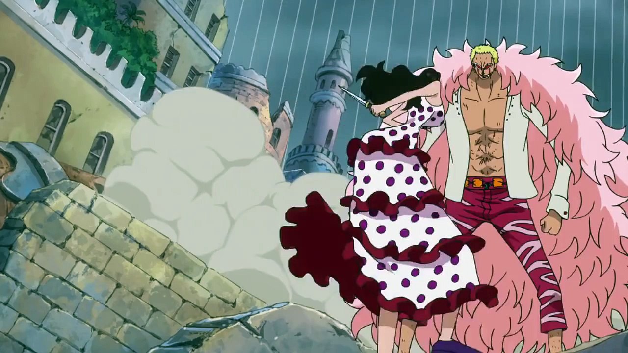 Viola vs Doflamingo. HIERRO LAGRIMA! TEARWHALES! One Piece 731 [HD] Eng