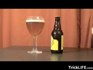 How to make a coin jump when having a beer