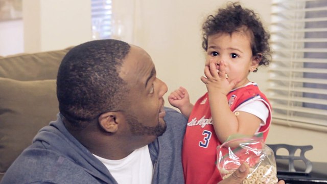 Glen 'Big Baby' Davis Babysits Babies
