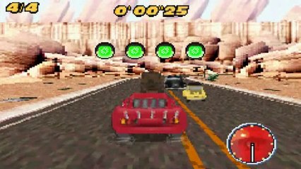 Flash McQueen FRANÇAIS Gameplay #1 Carrière dans Radiator Springs Cars Martinational