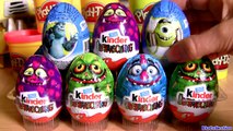 Kinder Monsters University Toy Surprise Eggs Disney Pixar HuevosSorpresa DC ToysCollector