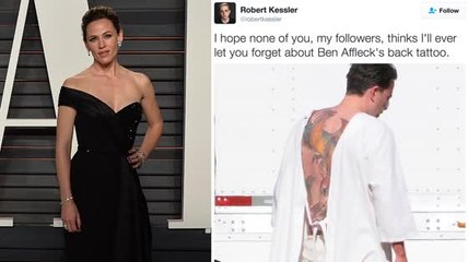 Jennifer Garner se moque du tatouage de Ben Affleck