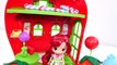 Strawberry Shortcake Doll House and Cafe *** Play doh Strawberry Surprise Eggs