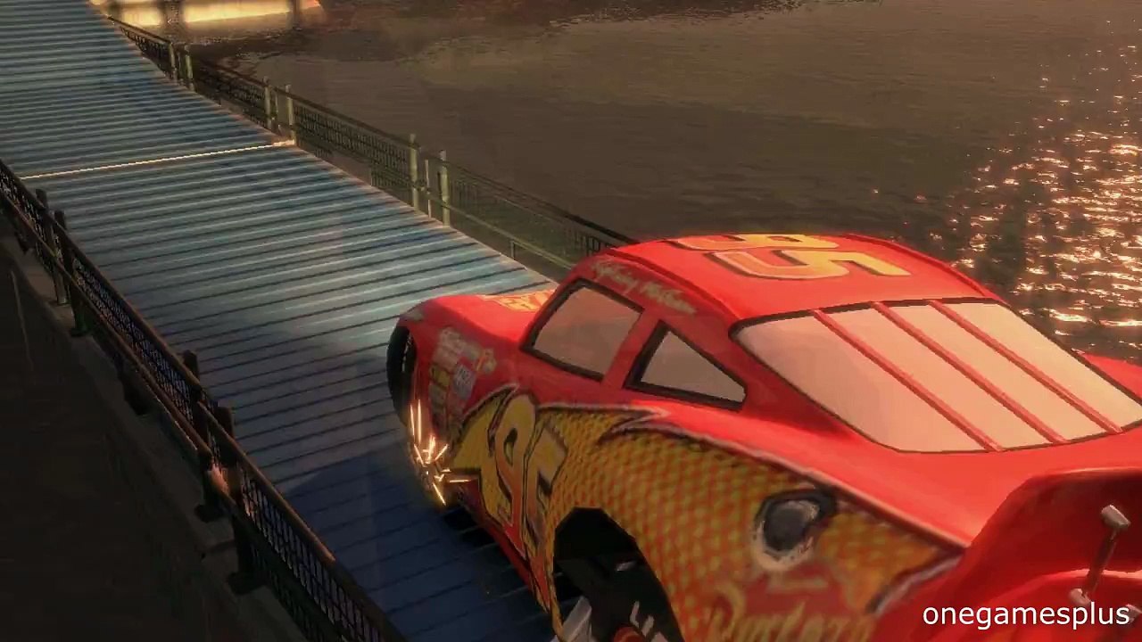 Road Under A Bridge v2 Lightning McQueen car disney pixar car by onegamesplus