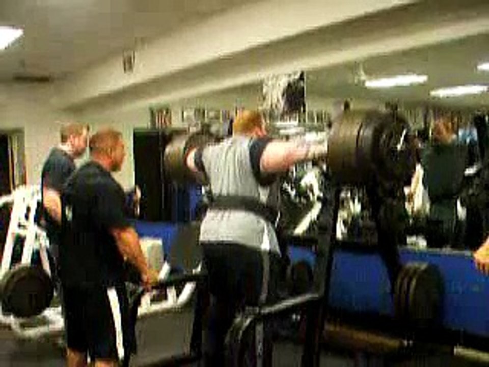 Nick Saccone 815 Raw Training Squat