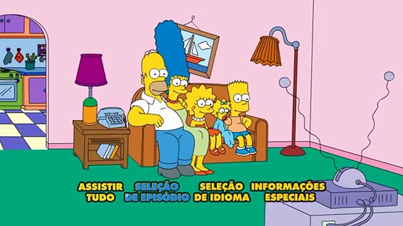 The Simpsons - 3 Season DVD MENU (DISC 4)