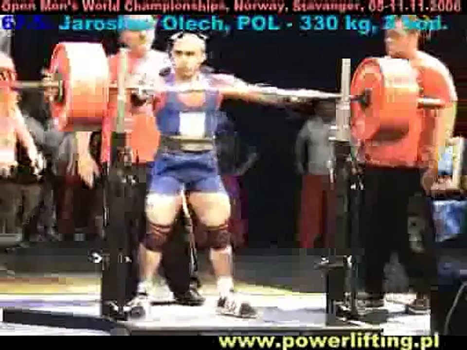 Jaroslaw Olech 330Kg squat at 67.5Kg