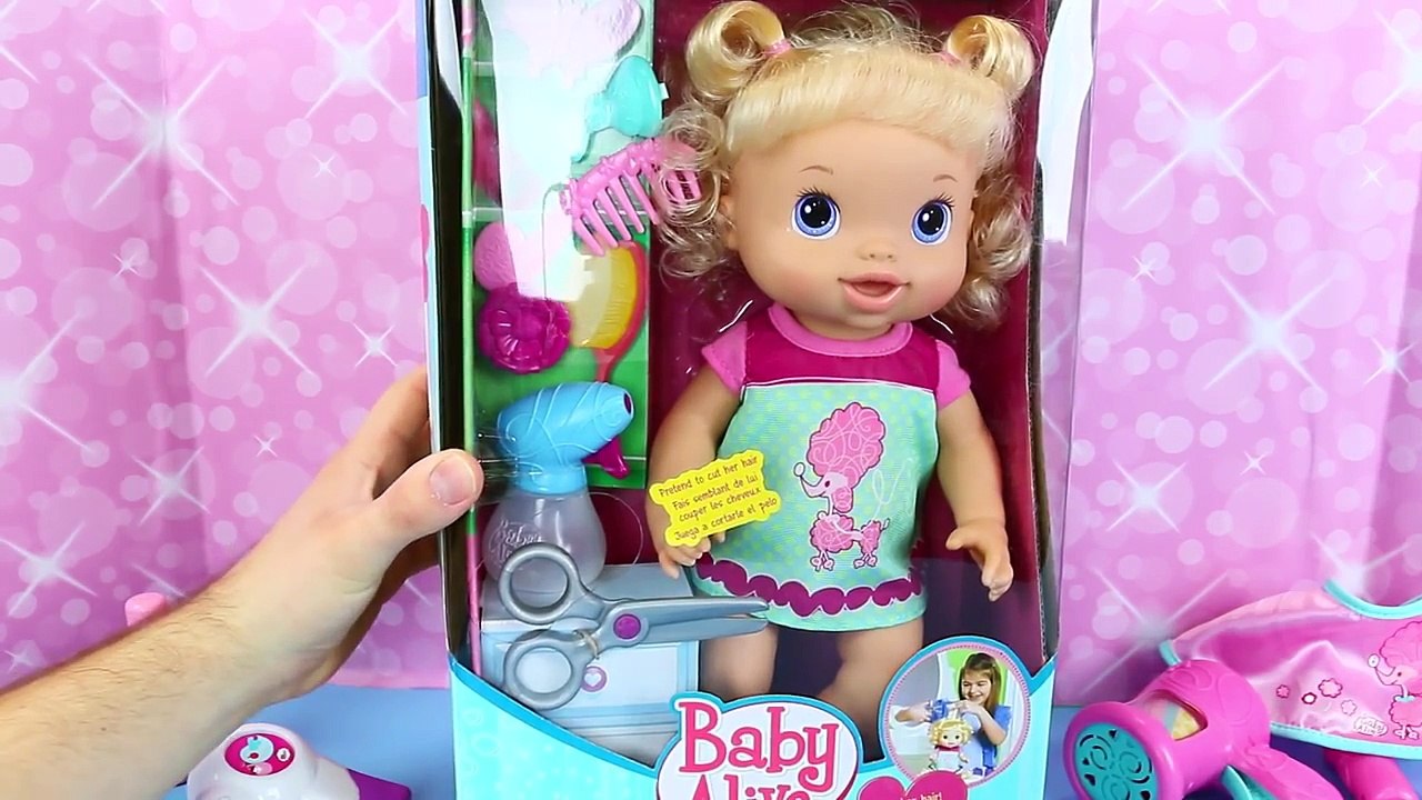 BABY ALIVE Hair Styles With Beautiful Now Baby Alive Baby Doll Challenge Spidey vs DisneyC