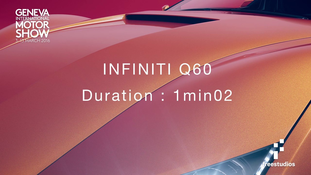 Infinity Q60 Live Al Salone di Ginevra 2016