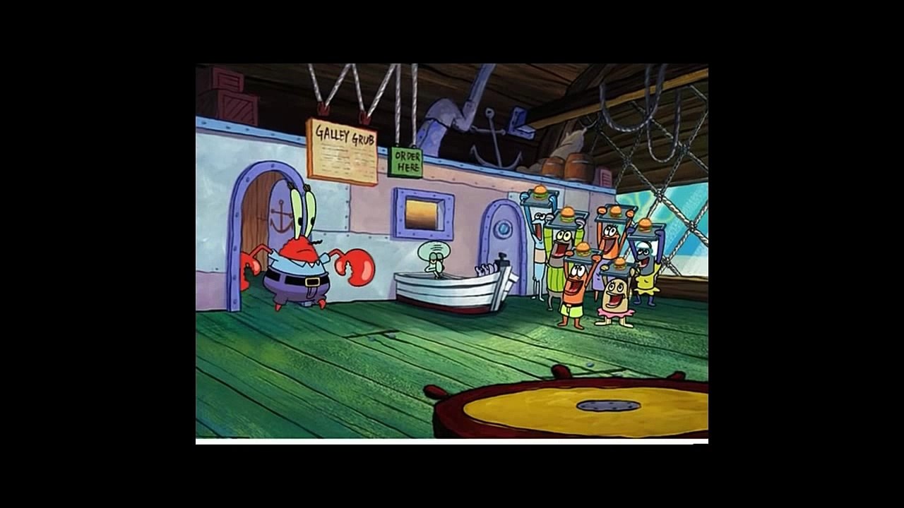 Spongebob Striped Sweater Song in Reverse