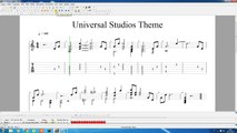 Universal Studios Theme - Fingerstyle Guitar Tab (Marcos Kaiser)