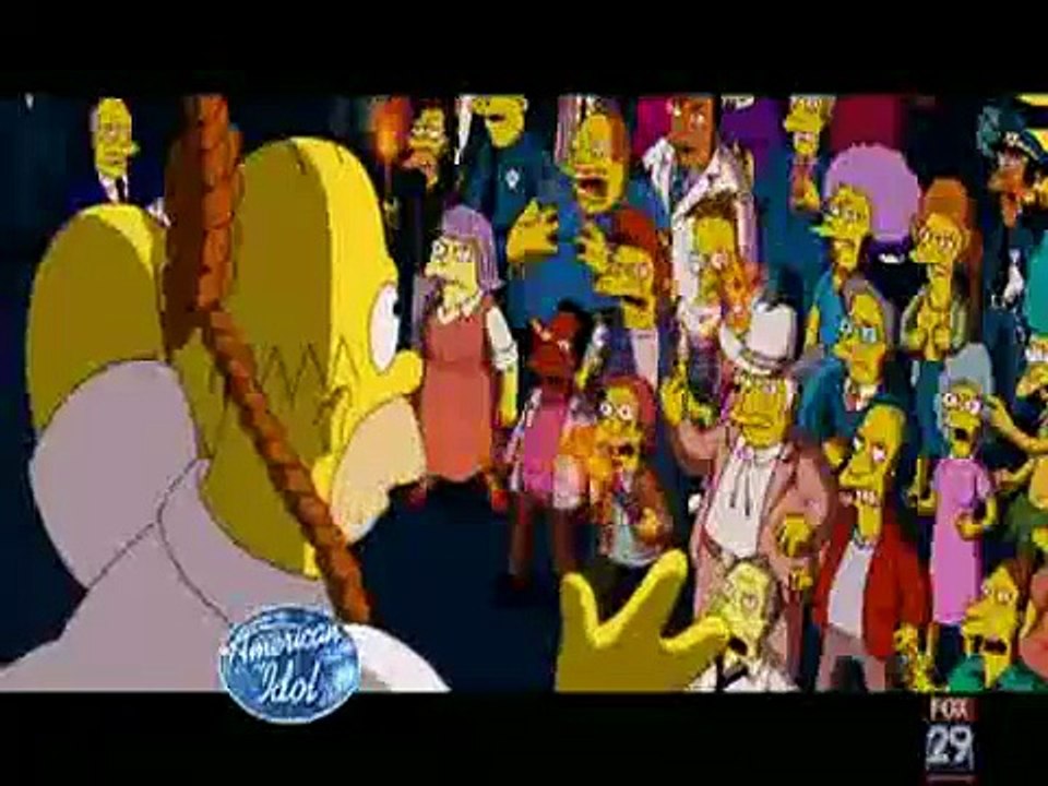 Idol Contestants Get A Peek At Simpsons Movie