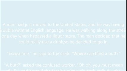 Blundering Foreigner Joke