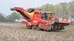 Grimme Tectron 415 Aardappelen rooien in de polder 2012