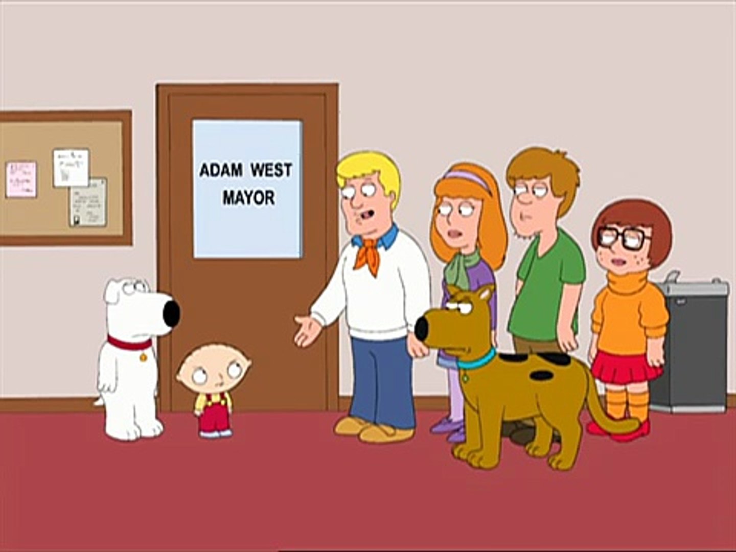 Stewie Griffin - Rushes Scooby Doo And The Gang Off - Family Guy -  Dailymotion Video