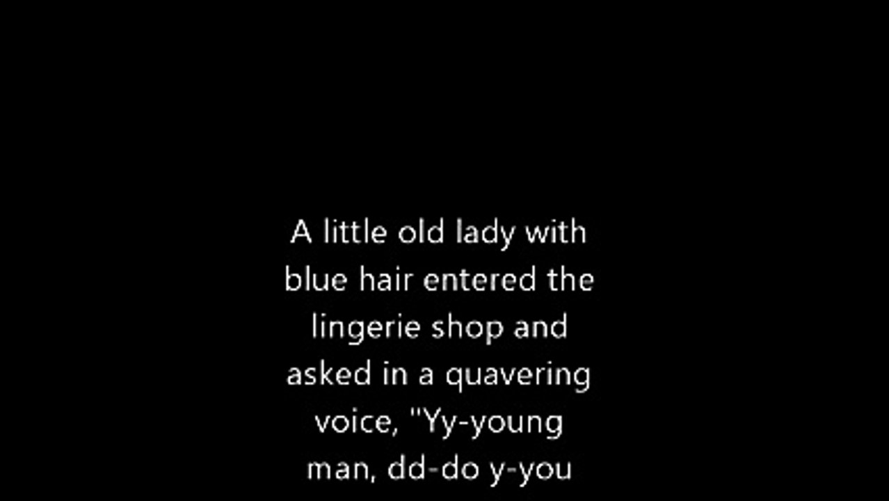 Grandma Vibrator Joke
