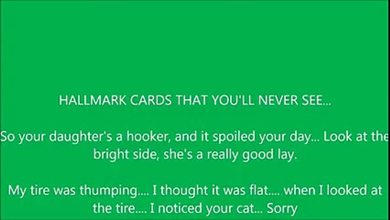 Hallmark Cards You Will Never See