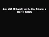 PDF Open MIND: Philosophy and the Mind Sciences in the 21st Century  EBook