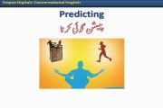 Learn English Language  Urdu and hindi   33. Predicting