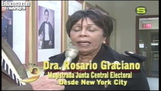 Magistrada Rosario Graciano Habla de la reaperura de la JCE en NY