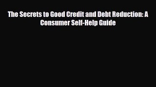 [PDF] The Secrets to Good Credit and Debt Reduction: A Consumer Self-Help Guide Read Full Ebook