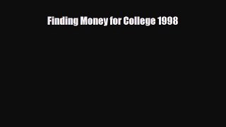 [PDF] Finding Money for College 1998 Read Online