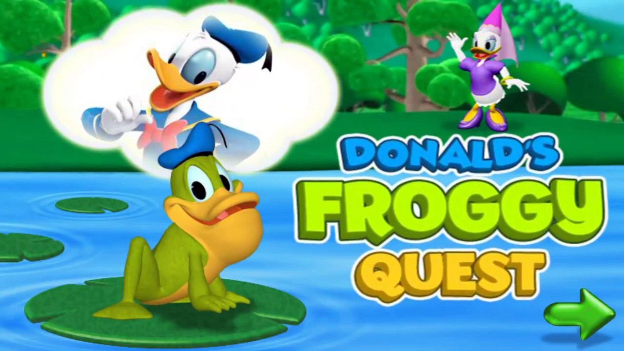 Mickey Mouse Clubhouse Games Full Episodes HD - Donalds Froggy Quest Game