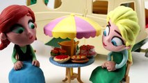 Olaf Pranks Elsa and Anna while Camping - Disney Frozen Movie Clips Stop-Motion Play Doh videos